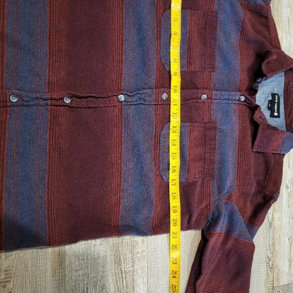 Ocean Current Cotton Flannel Long Sleeve Button Up Shirt Men's Size Medium - Picture 4 of 6